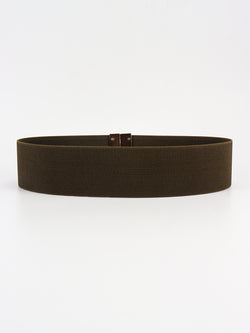 Alloy Buckle Elastic Belt