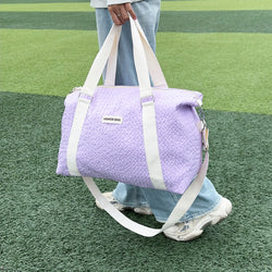 Bolsa de viaje de nailon texturizado