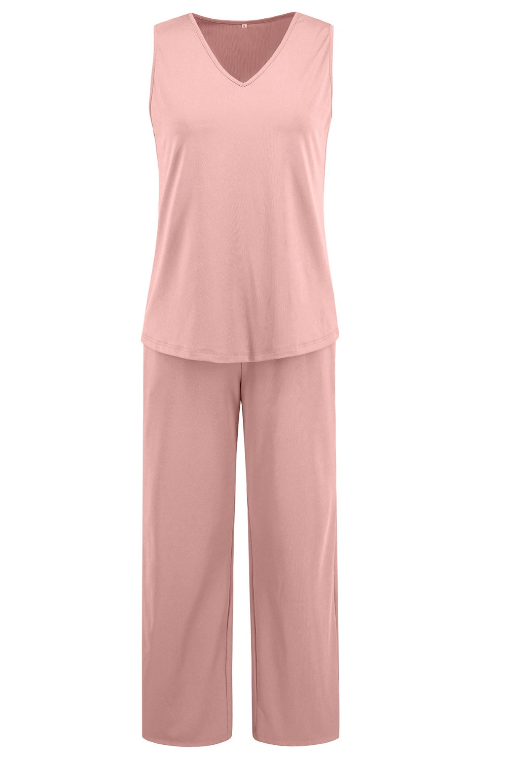 V-Neck Tank, Long Sleeve Cover-Up and Pants Three Piece Set