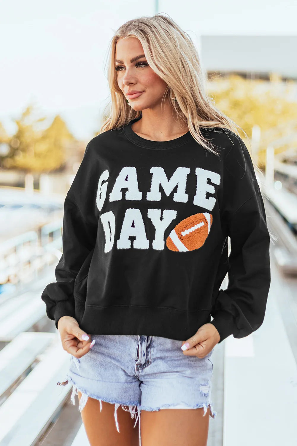 Sudadera de manga larga y cuello redondo GAME DAY