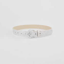 Sequin PU Leather Belt