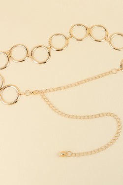 Circle Ring Chain Belt