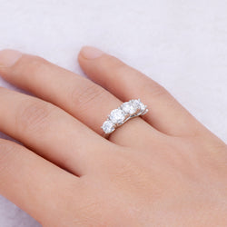 3.6 Carat Moissanite 925 Sterling Silver Ring