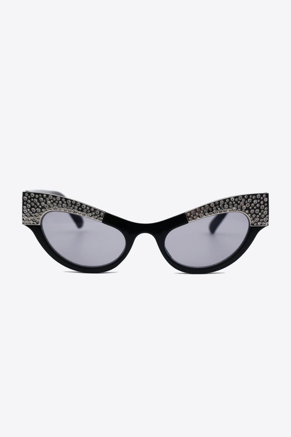 Gafas de sol de ojo de gato con ribete de diamantes de imitación y protección UV400