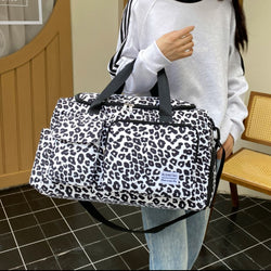 Bolsa de viaje con estampado animal de tela Oxford