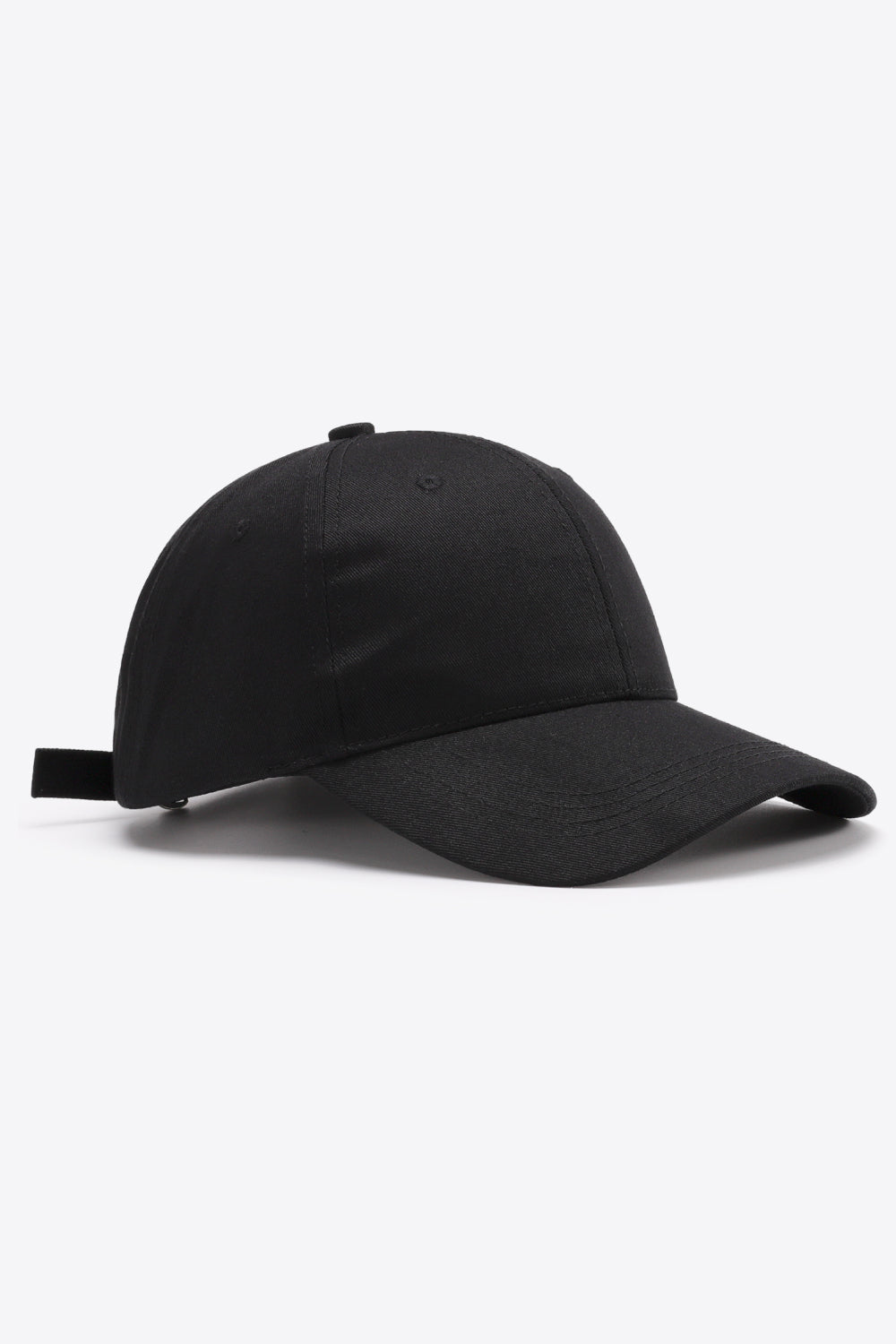 Gorra de béisbol de algodón ajustable y sencilla