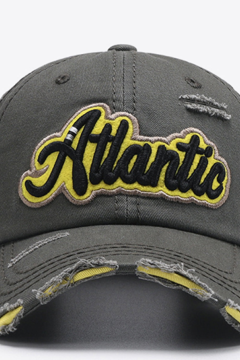 Gorra de béisbol desgastada con gráfico ATLANTIC