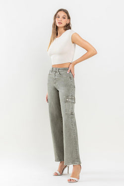 Vervet by Flying Monkey 90's Super High Rise Cargo Jeans