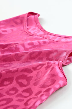 Sweet Days Leopard Round Neck Tank