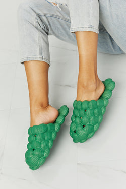 Sandalias NOOK JOI Laid Back Bubble en color verde