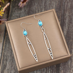 Alloy Rhinestone Asymmetric Earrings