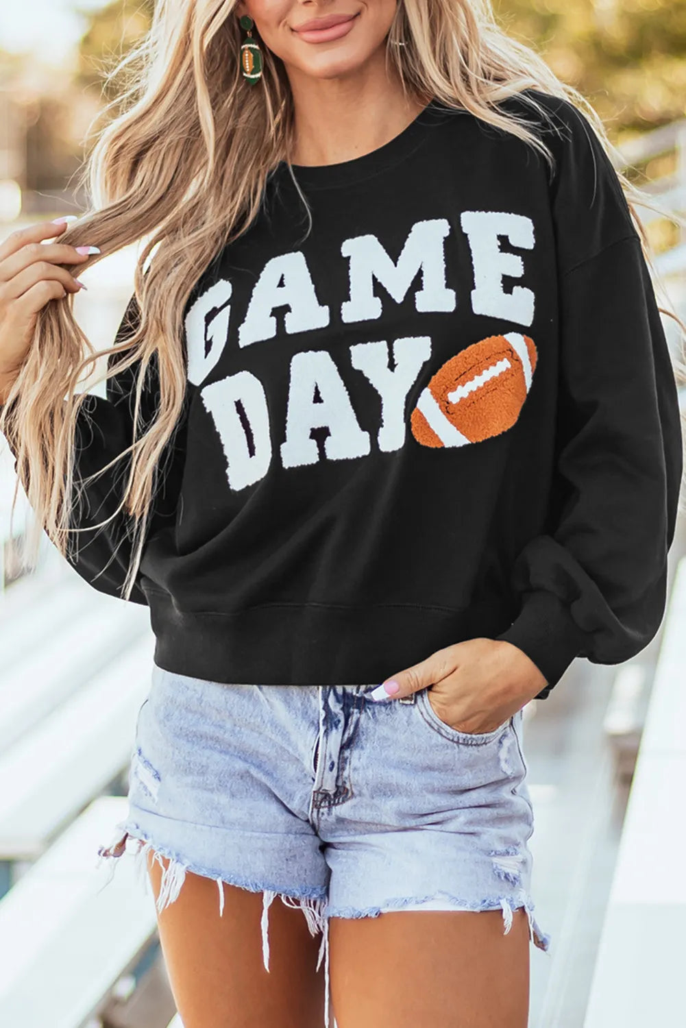 Sudadera de manga larga y cuello redondo GAME DAY