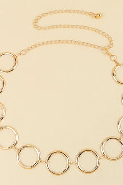 Circle Ring Chain Belt