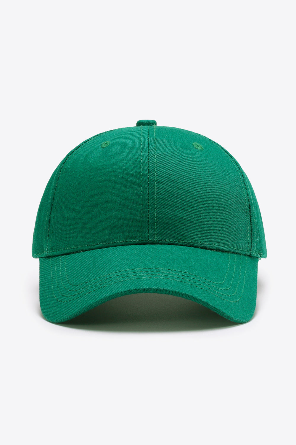 Gorra de béisbol de algodón ajustable y sencilla