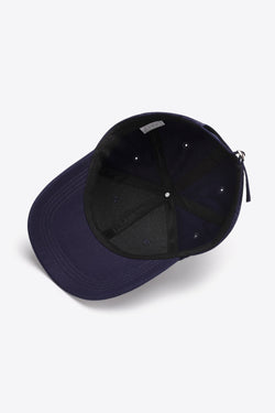 Gorra de béisbol de algodón ajustable y sencilla