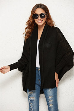 Angel Wings Open Front Batwing Sleeve Cardigan