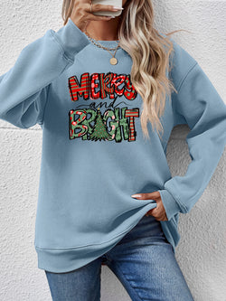 MERRY AND BRIGHT Long Sleeve Sweatshirt