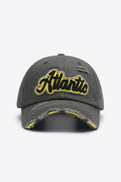 Gorra de béisbol desgastada con gráfico ATLANTIC