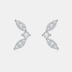 Moissanite 925 Sterling Silver Stud Earrings