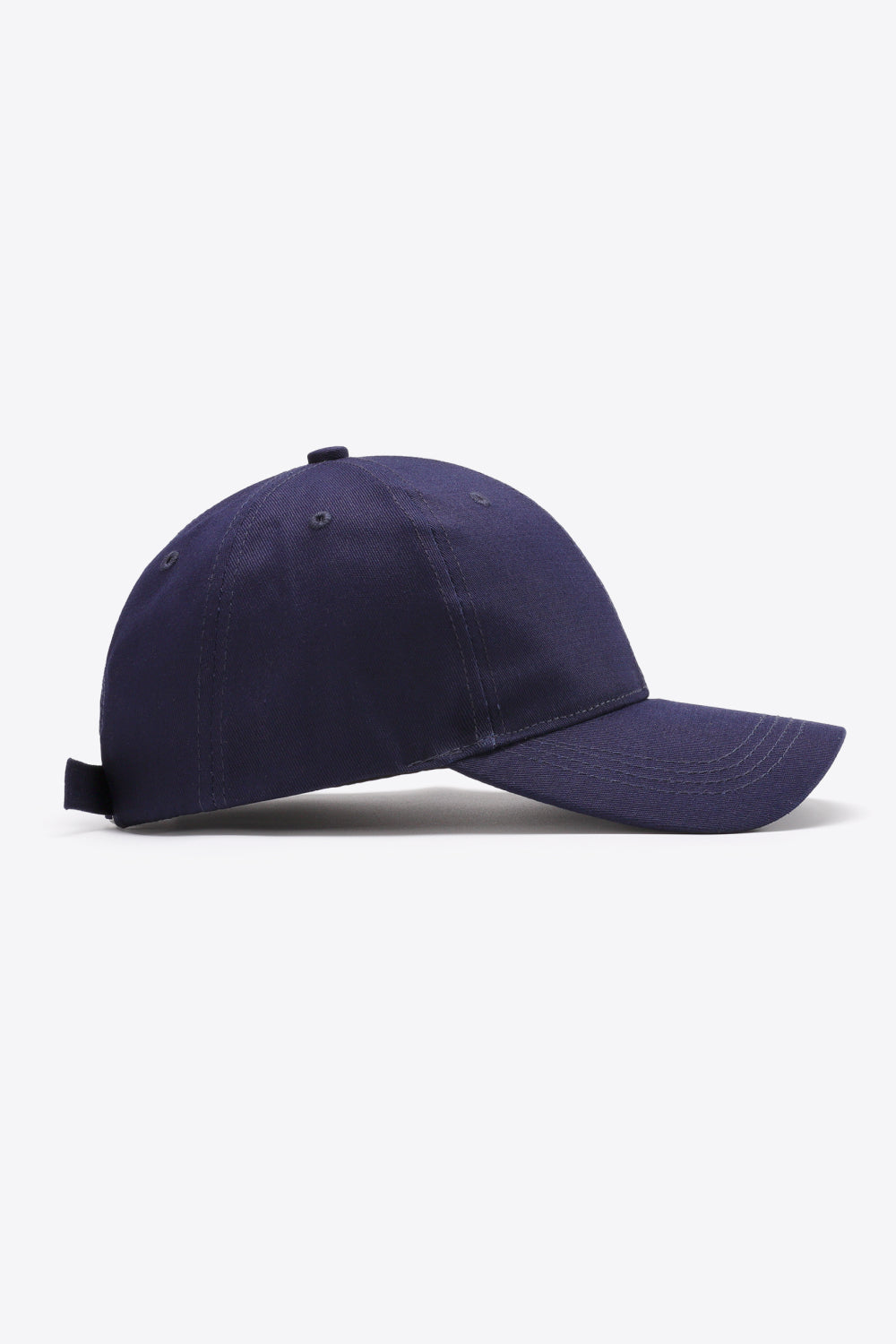 Gorra de béisbol de algodón ajustable y sencilla