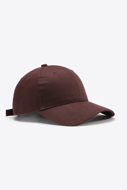 Gorra de béisbol de algodón ajustable y sencilla