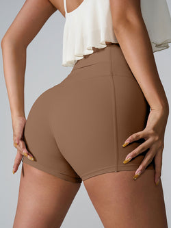 High Waist Active Shorts