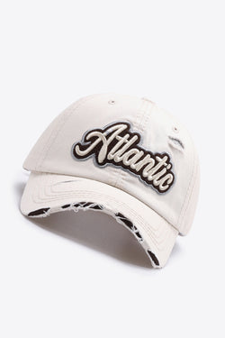 Gorra de béisbol desgastada con gráfico ATLANTIC