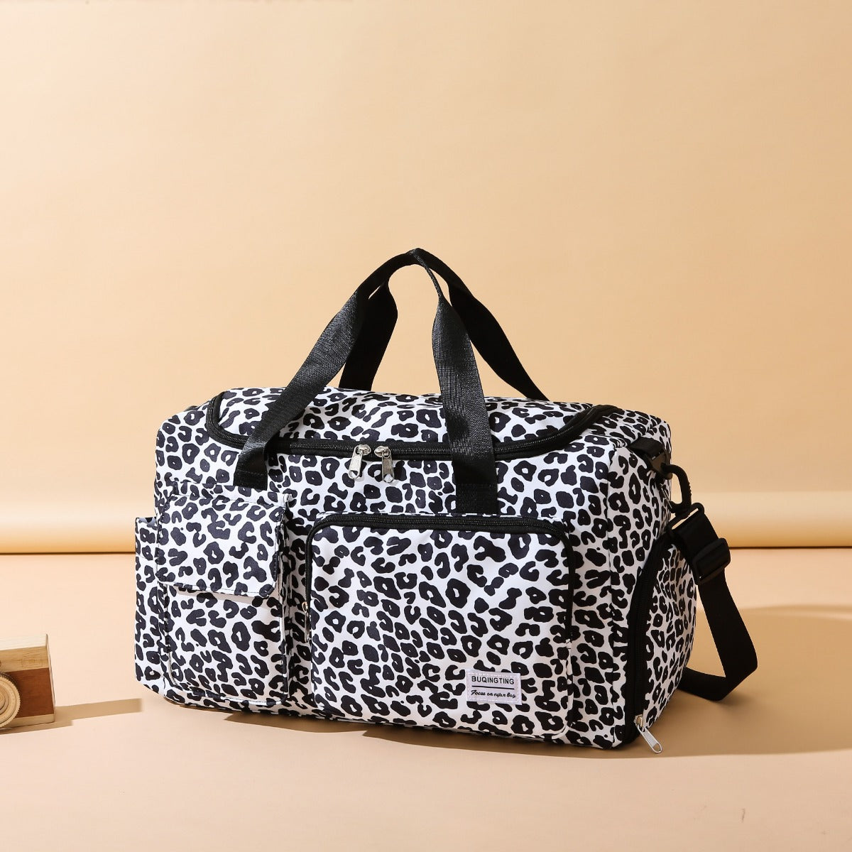 Bolsa de viaje con estampado animal de tela Oxford