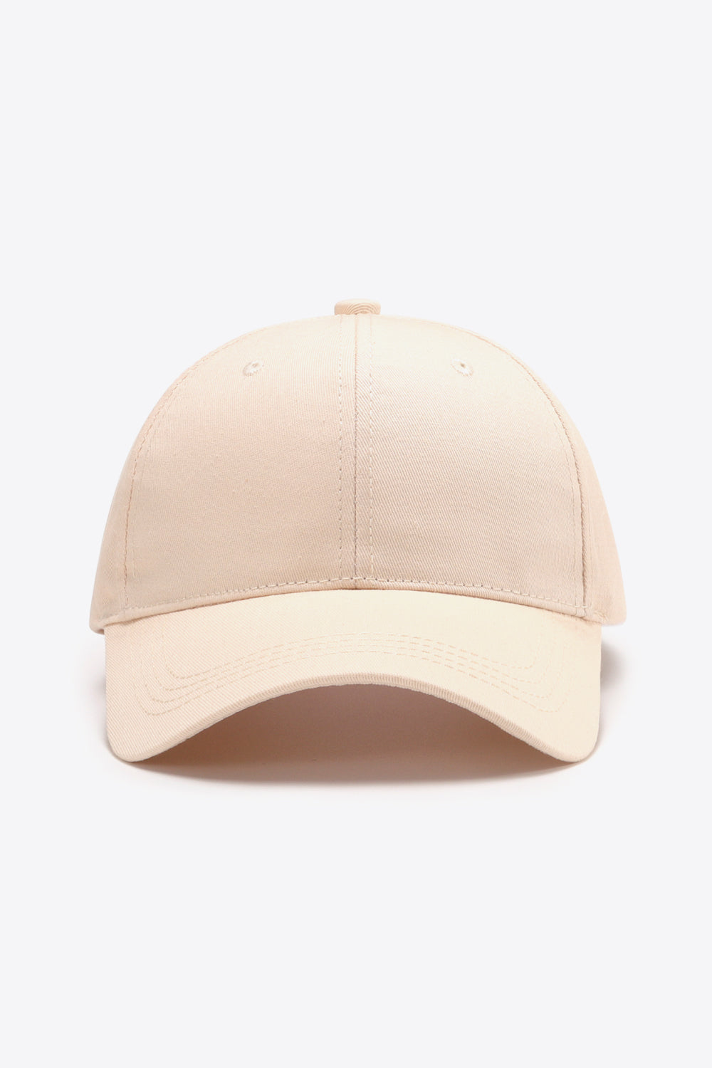 Gorra de béisbol de algodón ajustable y sencilla