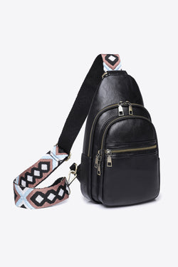 Adored It's Your Time PU Leather Sling Bag