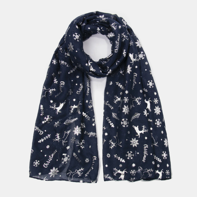 Christmas Element Polyester Scarf