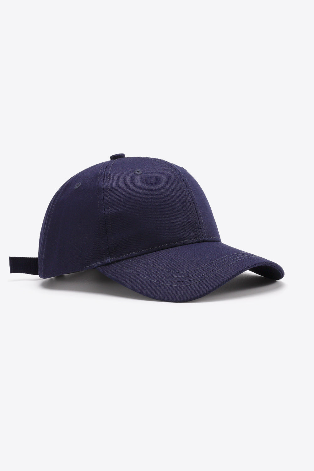 Gorra de béisbol de algodón ajustable y sencilla