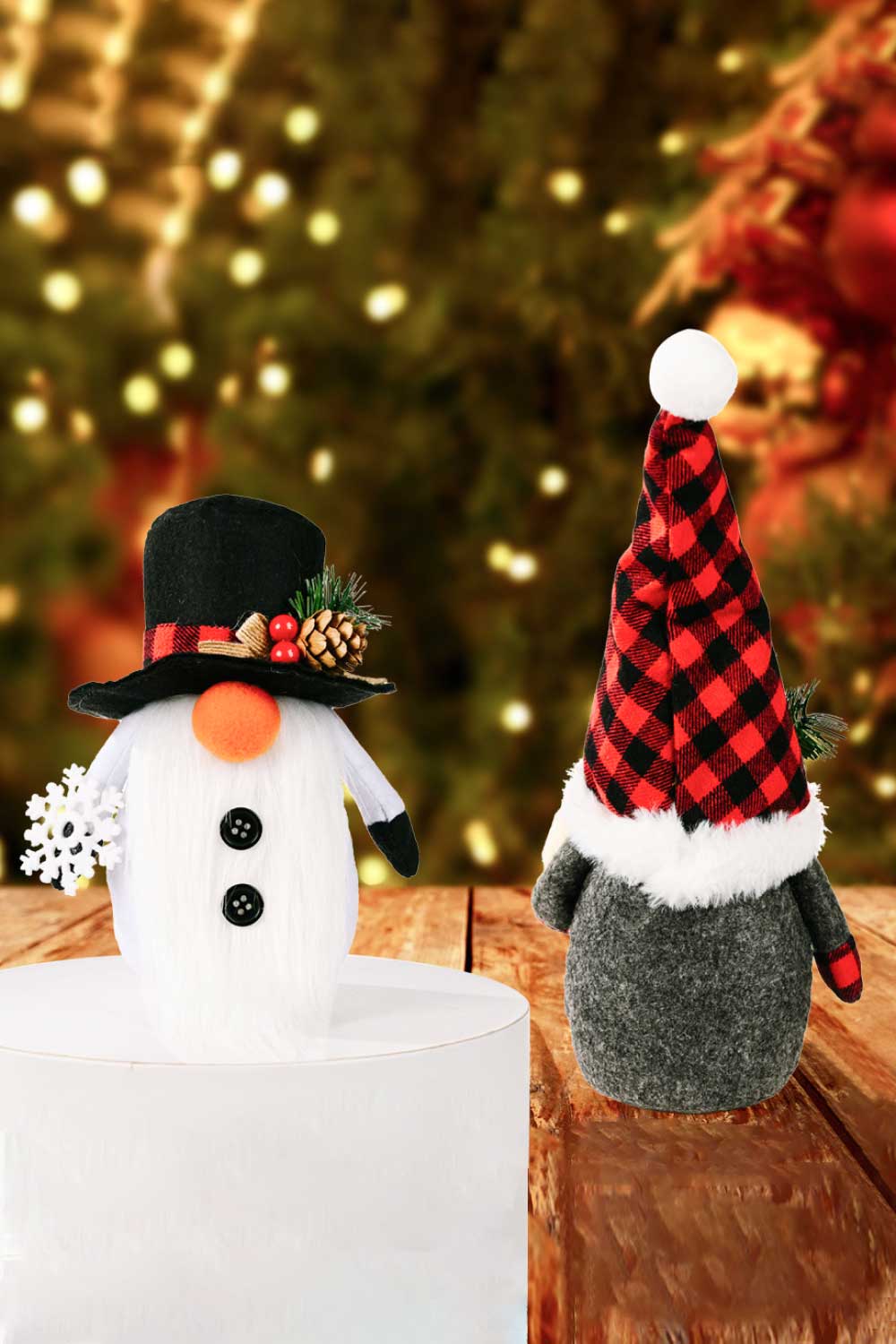 3-Pack Christmas Faceless Gnomes