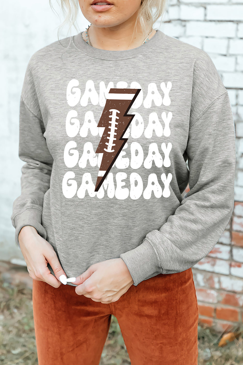 Sudadera de manga larga y cuello redondo GAME DAY