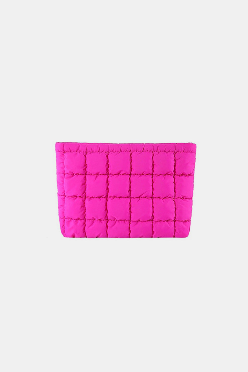 Zenana Quilted Puffy Pouch Clutch Bag