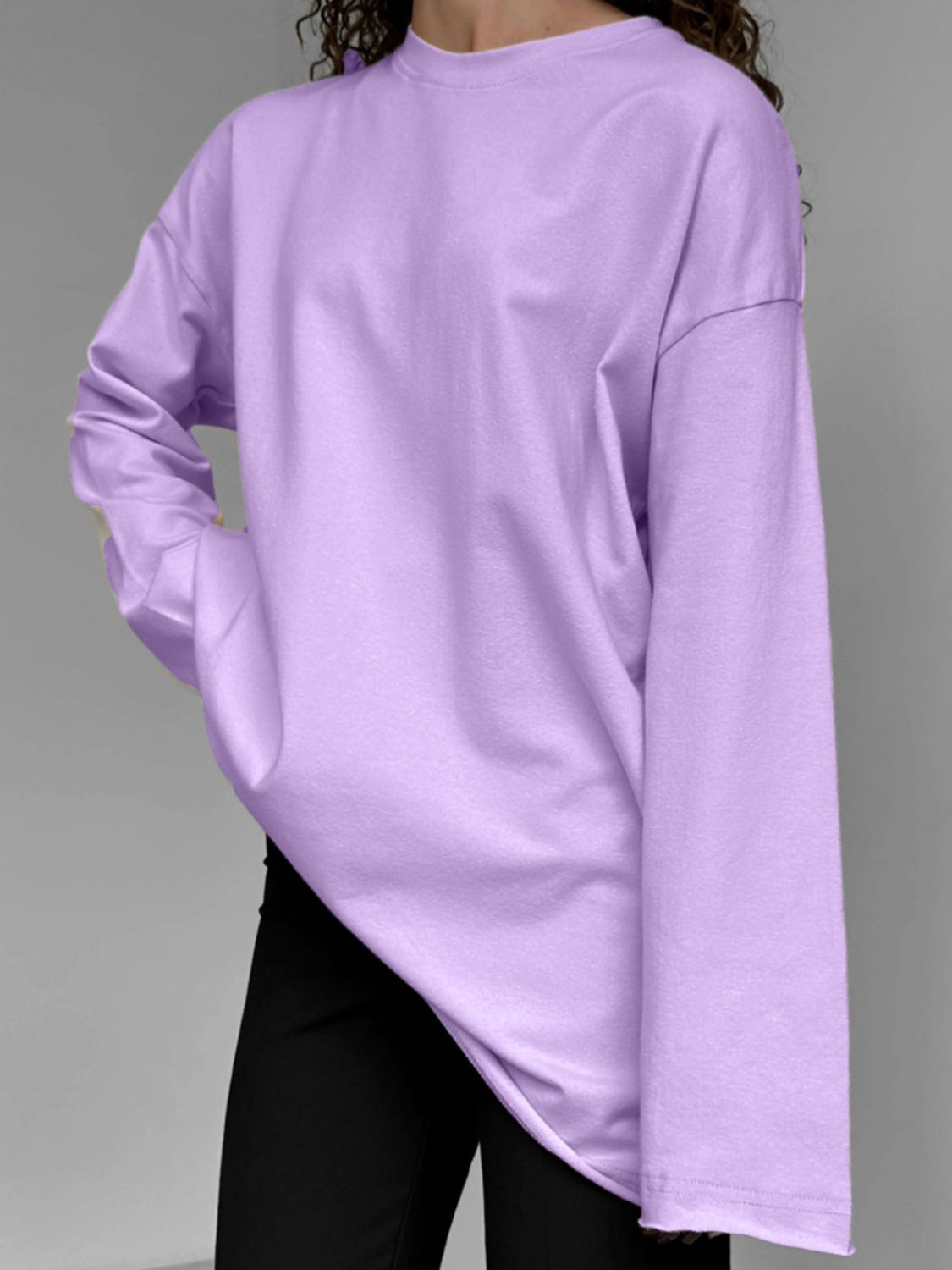 Round Neck Long Sleeve T-Shirt