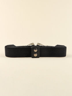 Double Buckle PU Leather Belt