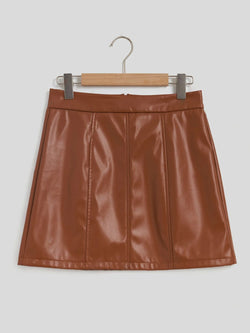 Mini Skirt with Zipper