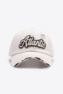 Gorra de béisbol desgastada con gráfico ATLANTIC