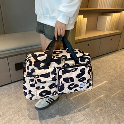 Bolsa de viaje con estampado animal de tela Oxford