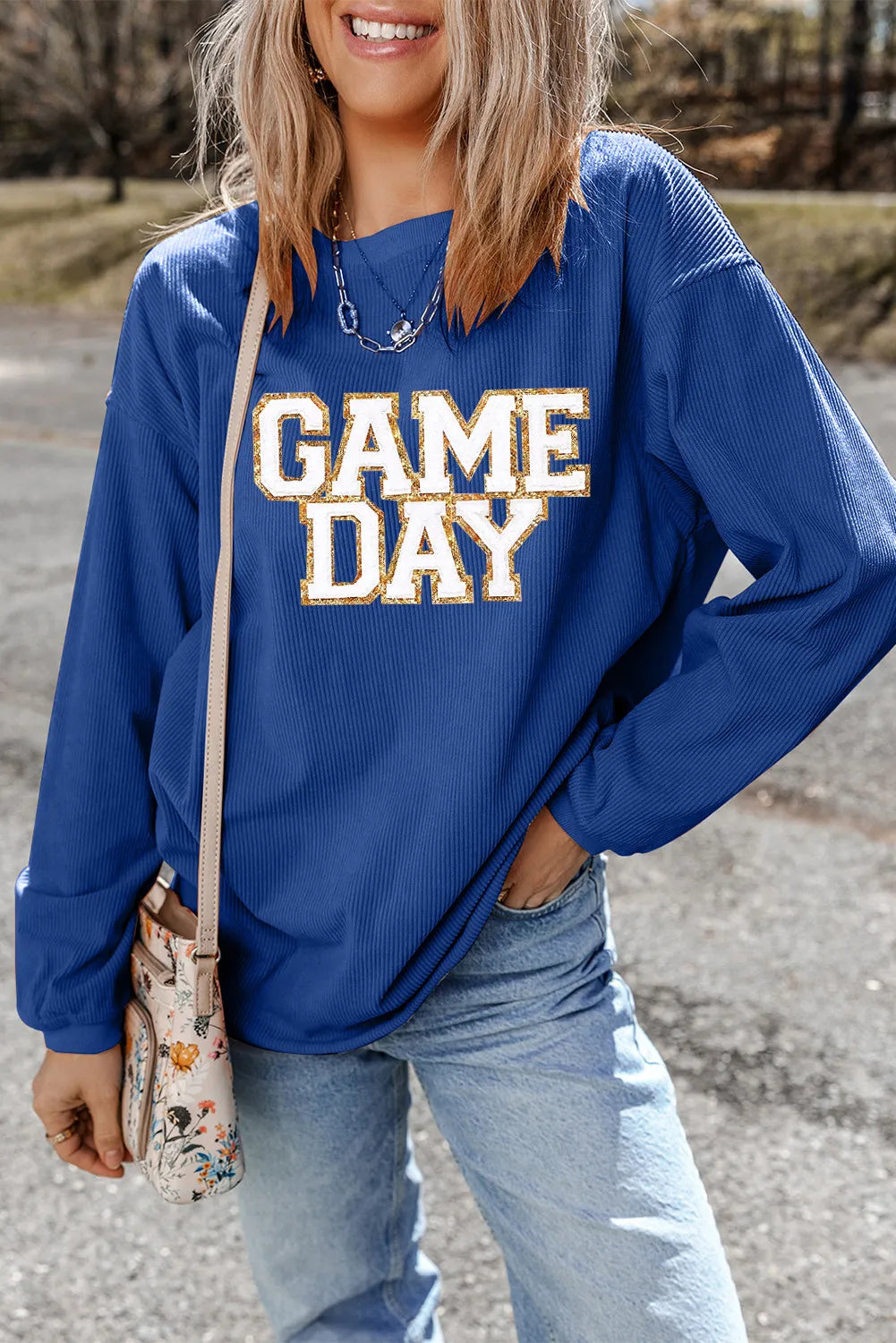 Sudadera de manga larga y cuello redondo GAME DAY