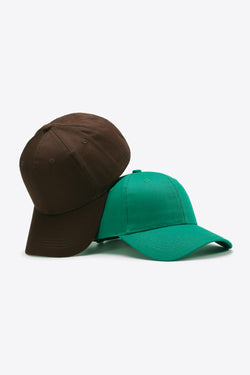 Gorra de béisbol de algodón ajustable y sencilla