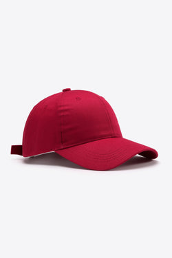 Gorra de béisbol de algodón ajustable y sencilla