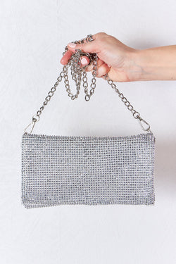 Bolso bandolera Forever Link con diamantes de imitación