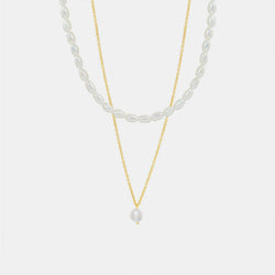 Double-Layered Freshwater Pearl Necklace