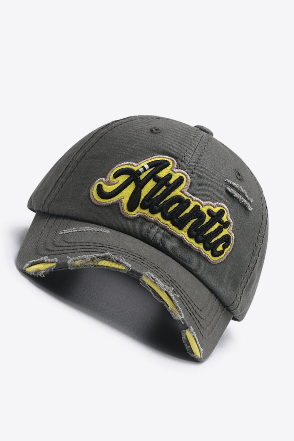 Gorra de béisbol desgastada con gráfico ATLANTIC