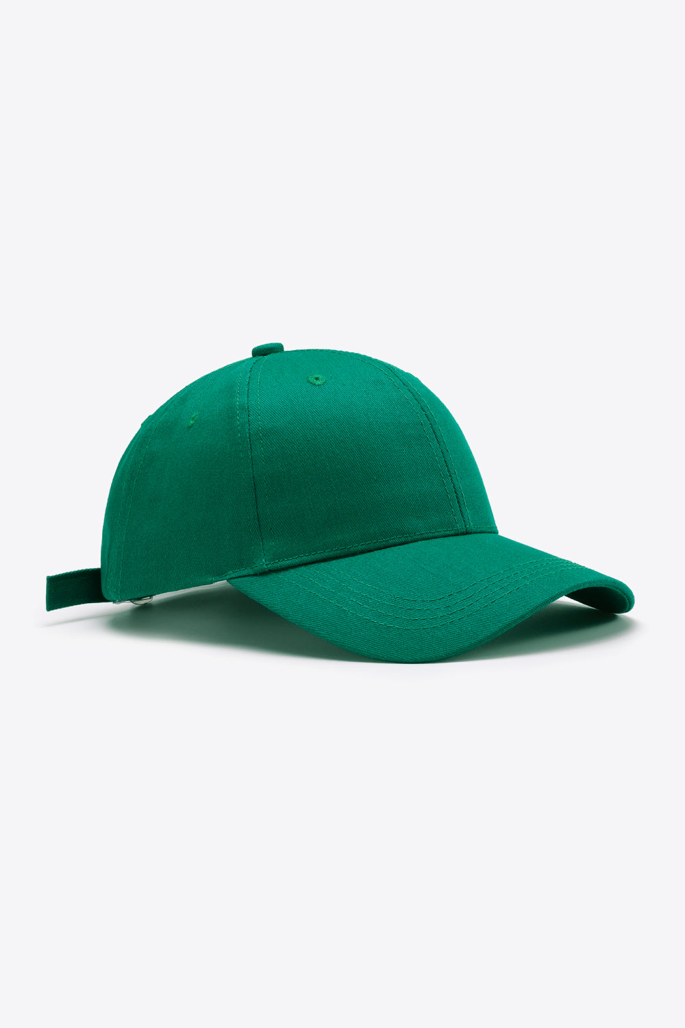 Gorra de béisbol de algodón ajustable y sencilla