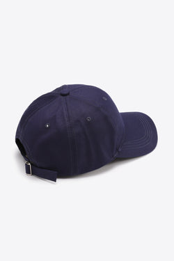 Gorra de béisbol de algodón ajustable y sencilla