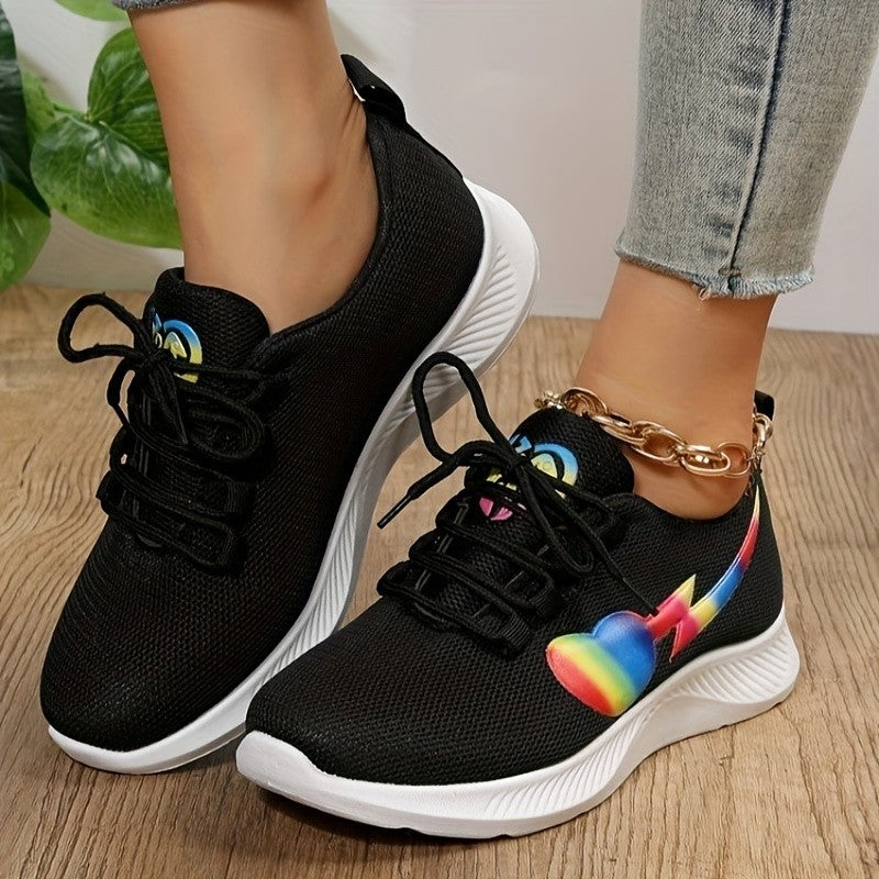 Zapatillas de malla con cordones