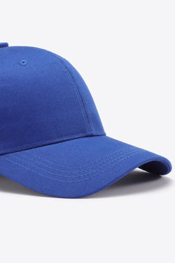 Gorra de béisbol de algodón ajustable y sencilla